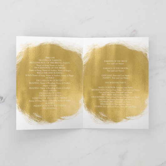Weddenprogramma Gold Paint Kijk Programma (Binnen)