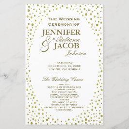 Weddenprogramma | GoudConfetti