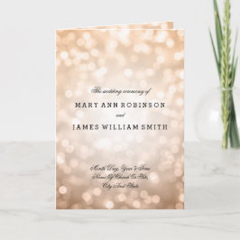 Weddenprogramma koper Glitter Lights Programma