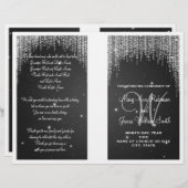 Weddenprogramma Night Dazzle Black (Voorkant / Achterkant)