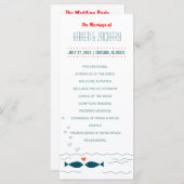 Weddenprogramma Programmakaart (Voorkant / Achterkant)