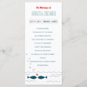 Weddenprogramma Programmakaart (Voorkant)