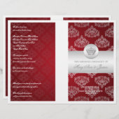 Weddenprogramma Royal Crown Red (Voorkant / Achterkant)