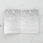 Weddenprogramma Silver Bokeh Sparkle Lights Programma (Binnen)