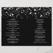 Weddenprogramma Silver Midnight Glam (Achterkant)