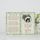 Weddenprogramma (tweevoudig ontwerp) (Staand voorkant)