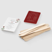 Weddenprogramma | Waterverf Dusty Blush Wine Roos Handwaaier (Niet-gemonteerd)