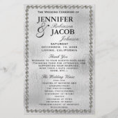 Weddenprogramma | Zilveren en diamanten kijken (Voorkant)