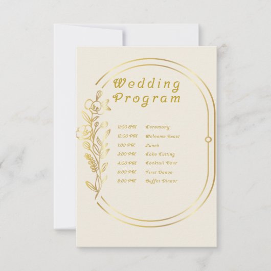 Weddenprogramma's (Voorkant)