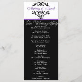 Weddenprogramma's Programmakaart (Achterkant)