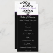 Weddenprogramma's Programmakaart (Voorkant / Achterkant)