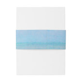 Weddenquote en Waterverf Oceaan Uitnodigingen Wikkel (Achterkant Voorbeeld)