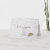 Weddenquote op vogelkaart kaart (Voorkant)