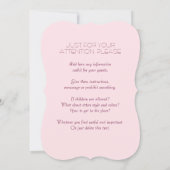 Weddenreefoefening uitnodiging voor diner (Achterkant)