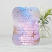 Weddenreefoefening uitnodiging voor diner (Staand voorkant)