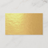 Weddenregistratie Faux Gold Foil Elegant Script En Informatiekaartje (Achterkant)
