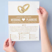 Weddenrennen, bruiloft Adverteren Flyer (Hand)