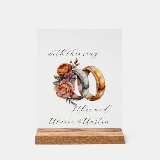 Weddenrennen en -bloemen acryl bord (Voorkant)