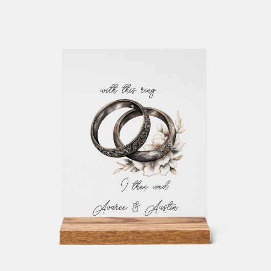 Weddenrennen en -bloemen acryl bord (Voorkant)