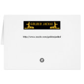 Weddenrennen op strandblanco sjabloon (Achterkant Horizontaal)