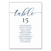 Weddenrennen, Romance zitkast, marineblauw Kaart (Achterkant)