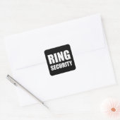 Weddenrennen Vierkante Sticker (Envelop)