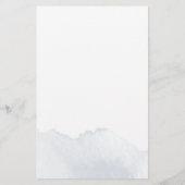 Weddenrenroute Moderne Icons-programmakaart Briefpapier (Achterkant)