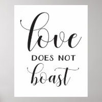 Weddenschap - 1 Corinthians 13 - Aisle Sign