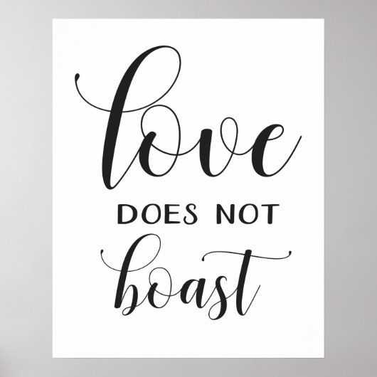 Weddenschap - 1 Corinthians 13 - Aisle Sign Poster (Voorkant)