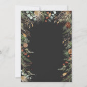 Weddenschap 1 waterverf botanische bloemen save the date (Achterkant)