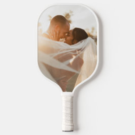 Weddenschap 2 Foto Memory Newly Weds Keepomwille Pickleball Paddle