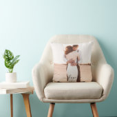 Weddenschap 2 Photo Memory Love Script Kussen (Stoel)