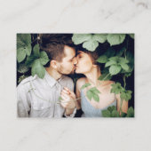 Weddenschap 2 QR RSVP Details Foto Eucalyptus Gree Informatiekaartje (Achterkant)