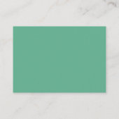 Weddenschap 2 QR RSVP Details Neo Mint Green Informatiekaartje (Achterkant)