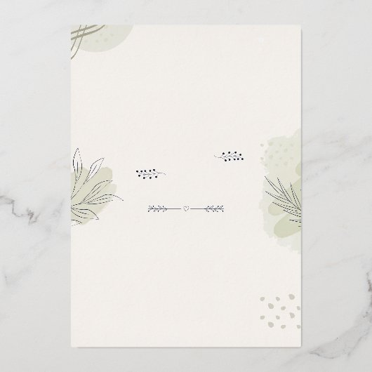 Weddenschap A4 FLAYR A5 Folie Uitnodiging (Achterkant)