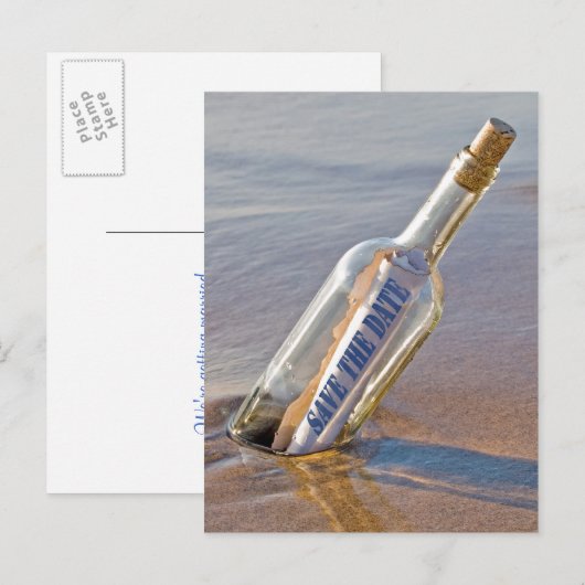 Weddenschap Aankondigingskaart (Voorkant / Achterkant)