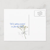 Weddenschap Aankondigingskaart (Achterkant)