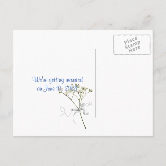 Weddenschap Aankondigingskaart (Achterkant)