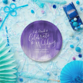 Weddenschap abstract ultraviolet paars bord (Feest)