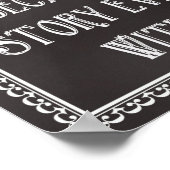 Weddenschap Alcohol No Good Story Starts w Salad Poster (Hoek)