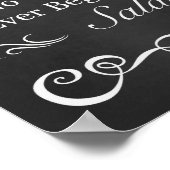 Weddenschap - Alcohol Wedding Chalkboard Poster (Hoek)