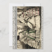 Weddenschap Antiek bride Kaart (Achterkant)