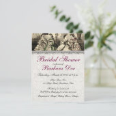 Weddenschap  Antiek bride Kaart (Staand voorkant)