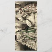 Weddenschap Antiek bride Menu (Achterkant)