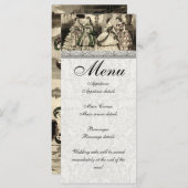 Weddenschap Antiek bride Menu (Voorkant / Achterkant)