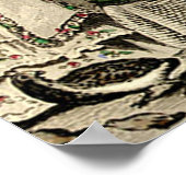 Weddenschap Antiek bride Poster (Hoek)