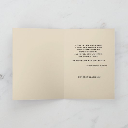 Weddenschap Apache Blessing voelt geen regen bruin Kaart (Binnen)