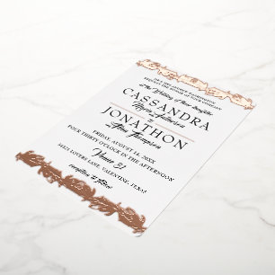 Weddenschap: Art Nouveau & Poem 11 Folie Uitnodiging