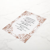 Weddenschap: Art Nouveau & Poem 22 Folie Uitnodiging (Gedraaid)