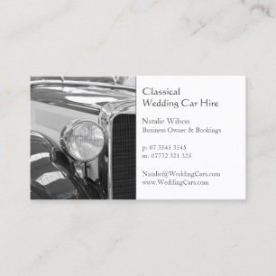 Weddenschap auto hire, foto toevoegen - Visitekaar Visitekaartje